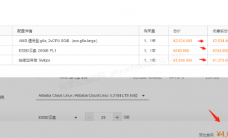 阿里云服务器多少钱一个月？云服务器ECS最新月付收费标准与活动价格